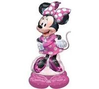 ballon aluminium licence minnie mouse forever 83x122cm - amscan 4337211 Rose G