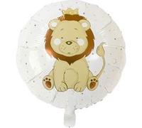 ballon aluminium lion 45cm - hobi ba3028 Blanc G