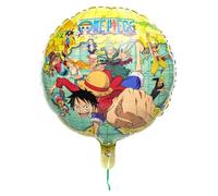 Ballon aluminium Manga Anniversaire One Piece 43 cm - CHAKS - Multicolore - Licence officielle - Mixte
