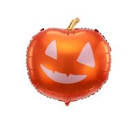 Ballon en aluminium en forme de citrouille - 38,1 cm - Décoration de fête d'Halloween - Décoration d'anniversaire, cadeau d'Halloween ou d'hélium