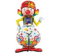 Ballon Aluminium Maxi Clown Party 5' 152,4 Cm Grabo Balloons® - Multicolore Multicolore G