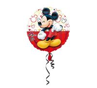 Amscan Ballon aluminium Mickey Mouse 43 cm Hélium Multicolore Anniversaire