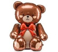 ballon aluminium ourson 59x88cm marron - générique fb262 Marron