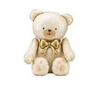 BALLON ALUMINIUM OURSON NUD 75X84CM CRÈME Beige, Ivoire, Crème, Écru, Naturel, Taupe