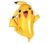Ballon aluminium Pikachu Pokémon 62 x 78cm - Jaune