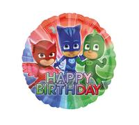 Ballon aluminium Pyjamasques Hapy Birthday 43 cm