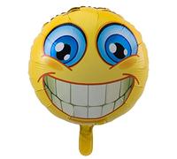 Ballon aluminium - rire - émoticône - 43 cm