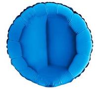 ballon aluminium rond 46cm bleu - grabo 18100b-p Bleu G