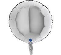 ballon aluminium rond argent 46 cm - grabo 18109s-p Gris G