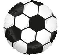ballon aluminium rond ballon foot vintage 46cm - grabo g78138-p Blanc G