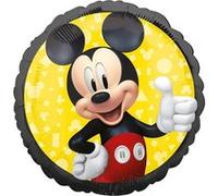 ballon aluminium rond licence mickey mouse forever 43cm - amscan 4069901 Rouge