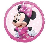 ballon aluminium rond licence minnie mouse forever 43cm - amscan 4070401 Rose G