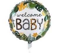 ballon aluminium rond naissance jungle 46cm - grabo 26224p-p Multicolore G