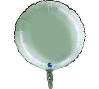 ballon aluminium rond turquoise rainbow 46cm - grabo 181p03rhti-p Bleu G