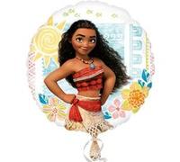 Amscan – Ballon aluminium rond Vaiana (Moana) – 3395363 – Multicolore