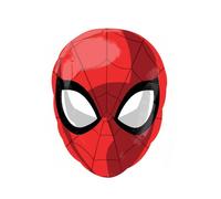 ballon aluminium tête spiderman - amscan 3466901 Multicolore