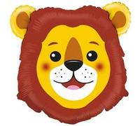 ballon aluminium tête de lion 74cm - grabo g72010-p Jaune G