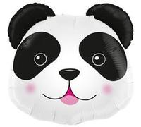 ballon aluminium tête de panda 74cm - grabo g72013-p Blanc G