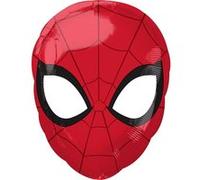 ballon aluminium tête spiderman 30x43cm rouge - amscan 3466901 Multicolore G