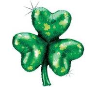 ballon aluminium trèfle saint patrick 96cm - grabo 15590h-p Vert G