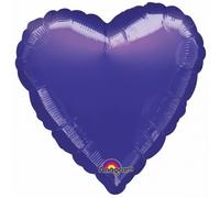 Ballon Amscan Supershape en forme de cœur SG4143 (taille unique) (Violet)
