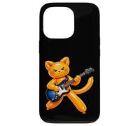 Ballon Amusant Chat Jouant de la Guitare Rock Star Rock'n Roll Coque pour iPhone 13 Pro