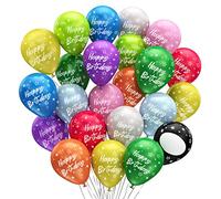 Ballon Anniversaire 15 Pièces • Made in EU • BIO Premium • 100% Latex Naturel • Ø32cm • Happy Birthday Décoration