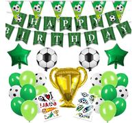 Ballon Anniversaire Football Enfants, Decoration Anniversaire Ballon Football, Deco Anniversaire Fête, Aluminium Ballons, Ballons En Latex,Fête À Thème Sports D'anniversaire Déco Pour Garçons Filles