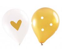 Ballon anniversaire SCRAPCOOKING x6 AO gold