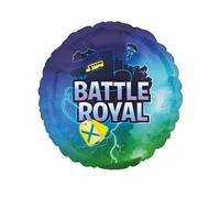 Ballon Battle Royale décoration de fête gaming bleu 43 cm