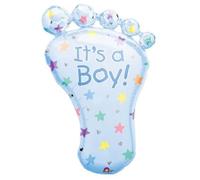 Ballon Bébé - It's a Boy - Pied - Aluminium - Non Gonflé - Décoration de Fête