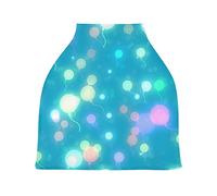 Ballon Bleu Housse de Canopée de Siège de Voiture pour Poussette Bébé Dais Siège-Auto Couverture D'Allaitement Pare-Soleil Respirant Extensible pour Garçons Filles