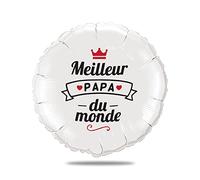 Ballon Bonne Fête Papa - Décoration Festive pour la Fête des Pères - Ballon 46cm Gonflable à l’Hélium ou à l’Air - Cadeau Original pour Papa (Parmis nos modèles)