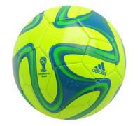 Ballon Brazuca Adidas Glider T5 Jaune et Vert Coupe Du Monde de Football Brésil