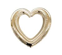 Ballon Cadre Photobooth Coeur - Doré