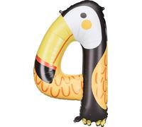 Ballon Chiffre 4 Chiffre 80cm Toucan Noir / Jaune / Blanc