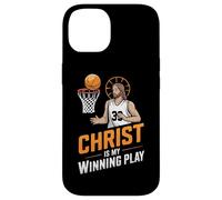 Ballon chrétien de Basket-Ball Religieux Jésus Christ Coque pour iPhone 14