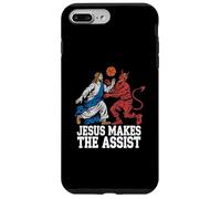Ballon chrétien de Basket-Ball Religieux Jésus Christ Coque pour iPhone 7 Plus/8 Plus