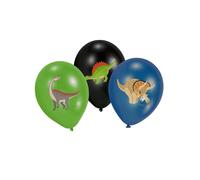 Ballon classique - NO NAME - Lot de 6 - Latex - Hélium - Impression dinosaures