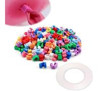 Ballon Clip 300 Fermoirs Pour Ballons Multicolores, Outil De Fermeture | Boucle NouéE, Simple Et Rapide Pince, Pour éViter Les Fuites, D’éTanchéIté