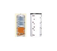 Ballon combiné chauffage 300 L avec 1 échangeur acier et serpentin ECS inox découplage hydraulique - THERMADOR BSE031STHE