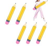 Ballon Crayon,6 Pièces 69 Cm Décorations D'Arrière-Plan - Ballon Crayon Gonflable | Pour Garçons Filles Maternelle Remise De Diplôme Fête De Bienvenue ppréciation