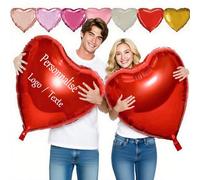 Ballon Cœur Personnalisé Avec Logo Et Texte 5~100PCS Ballons Anniversaire Decoration Saint Valentin Ballons De Baudruche Mariage Fournitures Mariage Idée Fête D'anniversaire (Personnaliser, 36in/91cm)