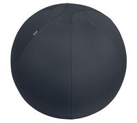 Ballon d'assise Leitz Ergo Active, fonction anti-basculement, alternative ergonomique à la chaise de bureau, diamètre 65 cm, housse en tissu, pompe à air manuelle, 2 bouchons, Gris Foncé, 65420089