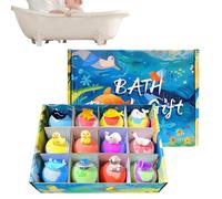 Ballon de Bain, 12 pièces Douces sécurisées Mignonnes, Bombe de Bain Douce avec Jouet à l'Intérieur, pour Salle de Hôtel Piscine Jeux Anniversaire