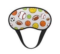 Ballon de baseball de football,Masques de sommeil occultants, cache-yeux couvrants, masques de sommeil anti-lumière