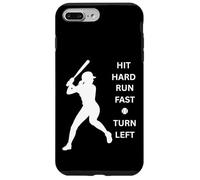 Ballon de Baseball pour Femme - Course Dure - Tournez Rapidement à Gauche Coque pour iPhone 7 Plus/8 Plus