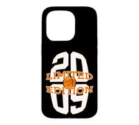 Ballon de Basket 17 Ans édition limitée 2009 17e Anniversaire Coque pour iPhone 15 Pro