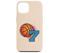 Ballon de Basket 7e Anniversaire 7 Ans Bday Sports Garçons Enfants Coque pour iPhone 13
