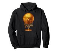 Ballon de Basket Amusant Golden Drip Cool Esthétique Sports Amateurs de Dunk Sweat à Capuche